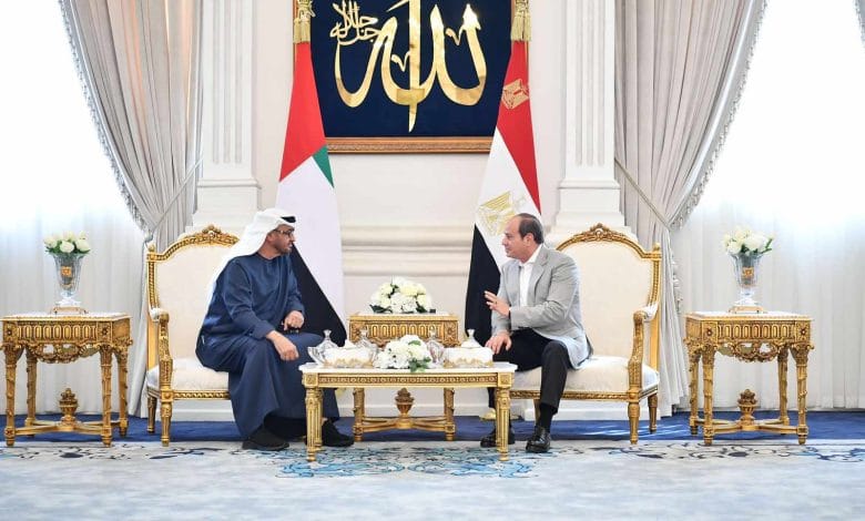 الرئيس السيسي والشيخ محمد بن زايد