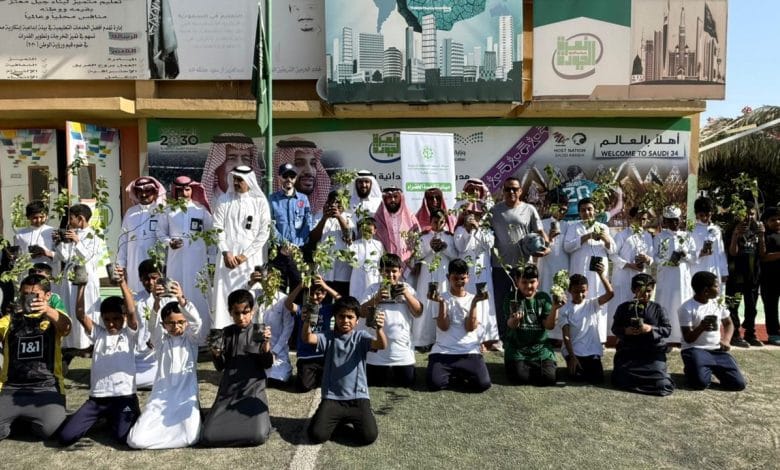 بيئة العرضيات تواصل جهودها في التشجير وتعزيز الوعي البيئي عبر مبادرات مجتمعية متنوعة