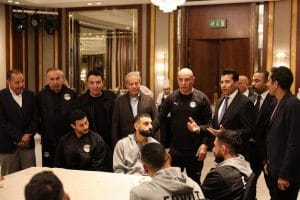 وزير الرياضة يؤازر المنتخب قبل انطلاق أمم أفريقيا بالمغرب