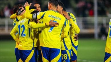 النصر يتقدم على ضمك بهدف نظيف في الشوط الأول بالدوري السعودي