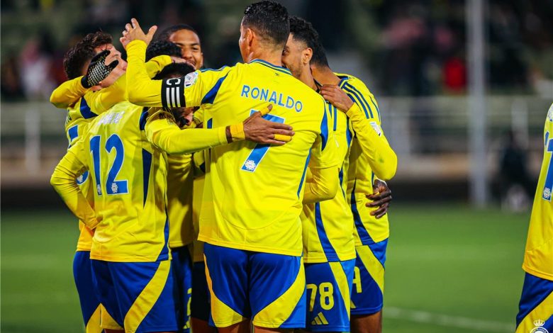 النصر يتقدم على ضمك بهدف نظيف في الشوط الأول بالدوري السعودي